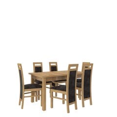 Ruokailuryhmä ADRK Furniture Rodos 14, ruskea hinta ja tiedot | Ruokailuryhmät | hobbyhall.fi