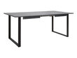 Laajennettava pöytä BRW Vario Fusion 160 NMPK, harmaa/musta hinta ja tiedot | Ruokapöydät | hobbyhall.fi