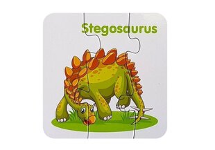 Opetuspalapeli "Dinosaurs", englanninkielinen, 10 yhdistelmää hinta ja tiedot | Lautapelit ja älypelit | hobbyhall.fi