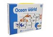 Opettava palapeli "Ocean World", englanniksi, 10 yhdistelmää hinta ja tiedot | Lautapelit ja älypelit | hobbyhall.fi