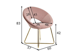 Ruokailutuoli, roosa hinta ja tiedot | Ruokapöydän tuolit | hobbyhall.fi