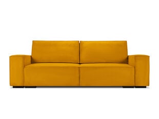 Kolmen istuttava sohva Micadoni Home Eveline, keltainen hinta ja tiedot | Sohvat ja vuodesohvat | hobbyhall.fi
