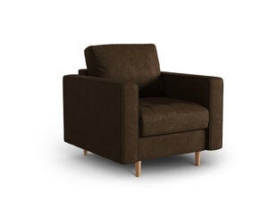 Keinonahkainen nojatuoli Micadoni Home Gobi, erittäin tummanruskea hinta ja tiedot | Nojatuolit | hobbyhall.fi