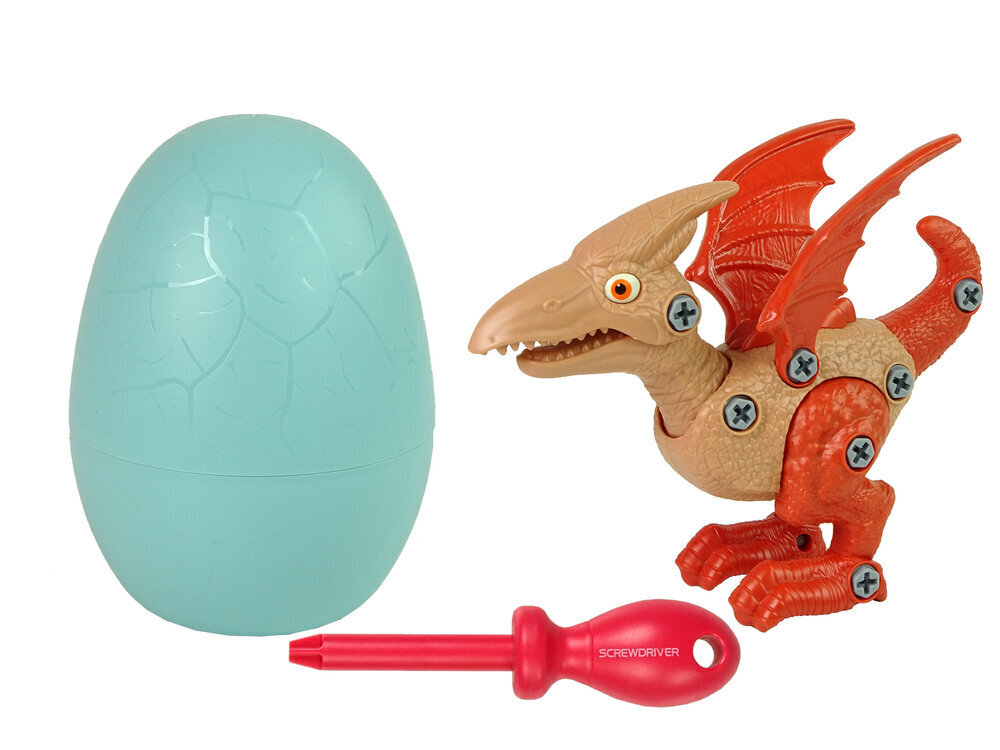 Dinosaurus Plerodactyl hahmo munan kanssa, Lean Toys Diy hinta ja tiedot | Poikien lelut | hobbyhall.fi