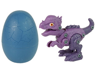 Dinosaurus Stigmoloch hahmo munan kanssa, Lean Toys Diy, violetti hinta ja tiedot | Poikien lelut | hobbyhall.fi