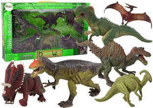 Dinosaurusfiguurisetti, 6 kpl. hinta ja tiedot | Poikien lelut | hobbyhall.fi