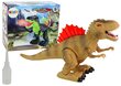Lean Toys tulta hengittävä dinosaurus, ruskea hinta ja tiedot | Poikien lelut | hobbyhall.fi
