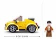 Rakennussetti Sluban Pull-Back Yellow Cabrio, 85 osaa hinta ja tiedot | LEGOT ja rakennuslelut | hobbyhall.fi