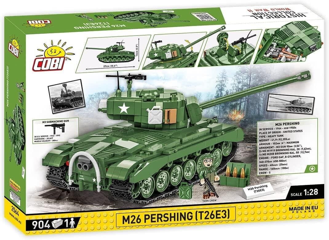 COBI - Muovirakenteet 2564 M26 PERSHING hinta ja tiedot | LEGOT ja rakennuslelut | hobbyhall.fi