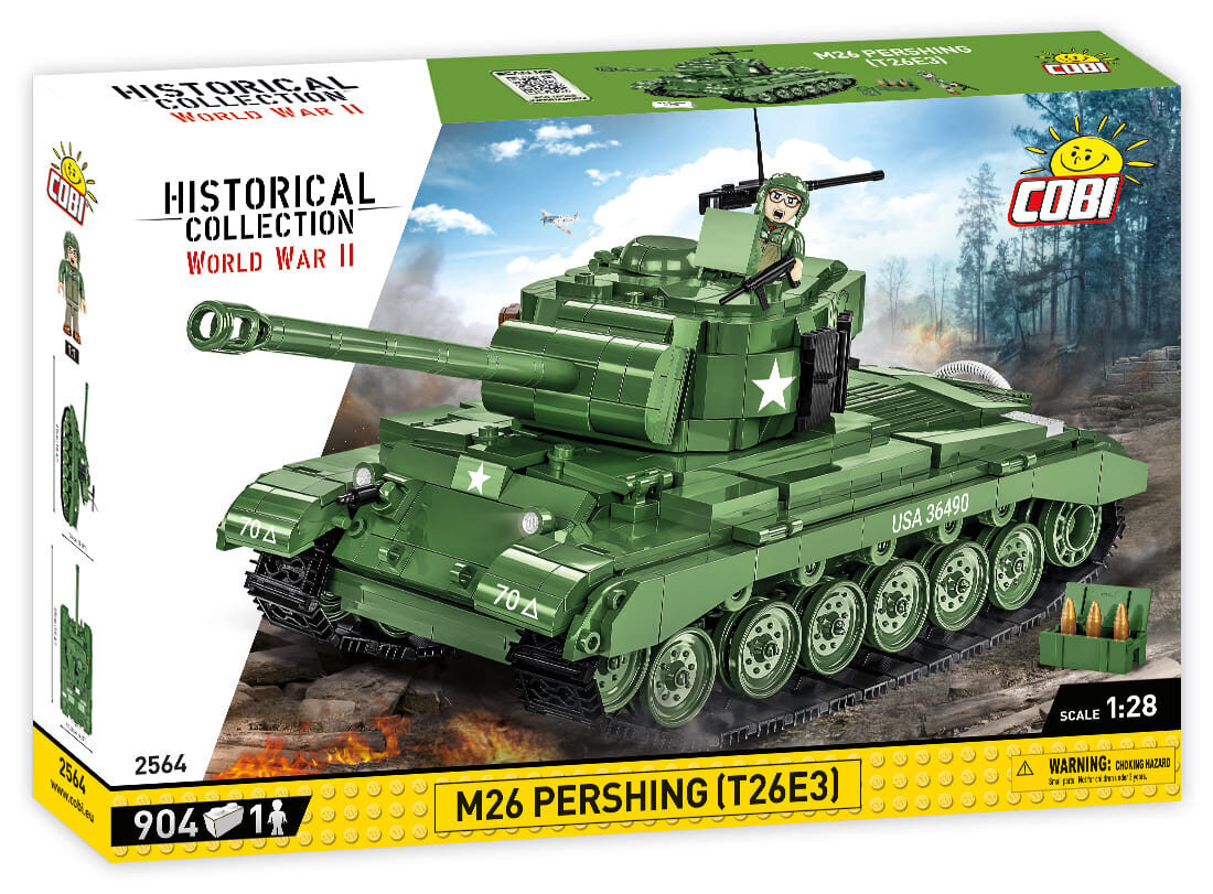 COBI - Muovirakenteet 2564 M26 PERSHING hinta ja tiedot | LEGOT ja rakennuslelut | hobbyhall.fi