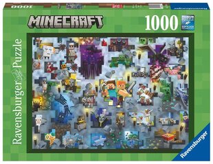 Palapeli leluilla Minecraft Ravensburger, 1000 palaa hinta ja tiedot | Palapelit | hobbyhall.fi
