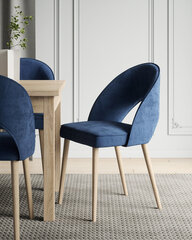 ADRK Furniture 82 Rodos -tuoli, sininen hinta ja tiedot | Ruokapöydän tuolit | hobbyhall.fi
