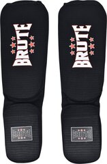 Brute Shinguards, mustan väriset jalkasuojat, XS-kokoiset hinta ja tiedot | Brute Urheiluvälineet | hobbyhall.fi