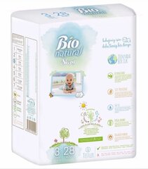 Vaipat Sleepy BIO natural Midi-28 (koko 3) hinta ja tiedot | Sleepy Lapset | hobbyhall.fi