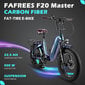 CARBON Sähköpyörä FAFREES F20 Master, 20", harmaa, 500W, 22,5Ah hinta ja tiedot | Sähköpyörät | hobbyhall.fi