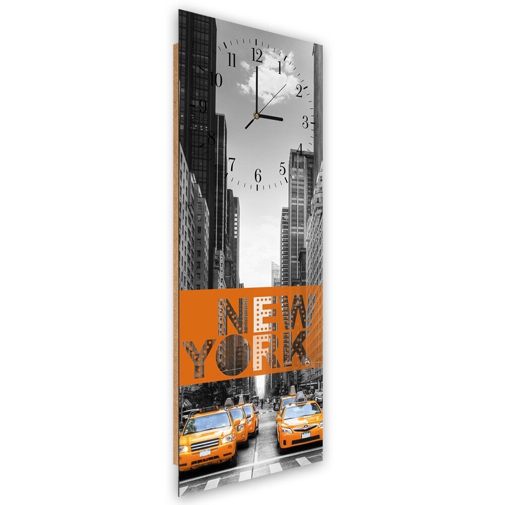 Seinäkello, New York, 25x65 cm hinta ja tiedot | Kellot | hobbyhall.fi