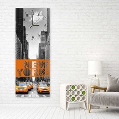 Seinäkello, New York, 25x65 cm hinta ja tiedot | Kellot | hobbyhall.fi