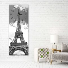 Seinäkello, Eiffel-torni pilvissä, 40x118 cm hinta ja tiedot | Kellot | hobbyhall.fi