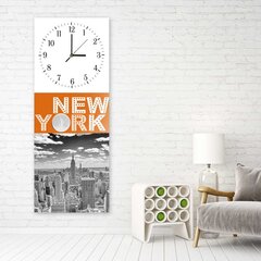 Seinäkello, New York City, 25x65 cm hinta ja tiedot | Kellot | hobbyhall.fi
