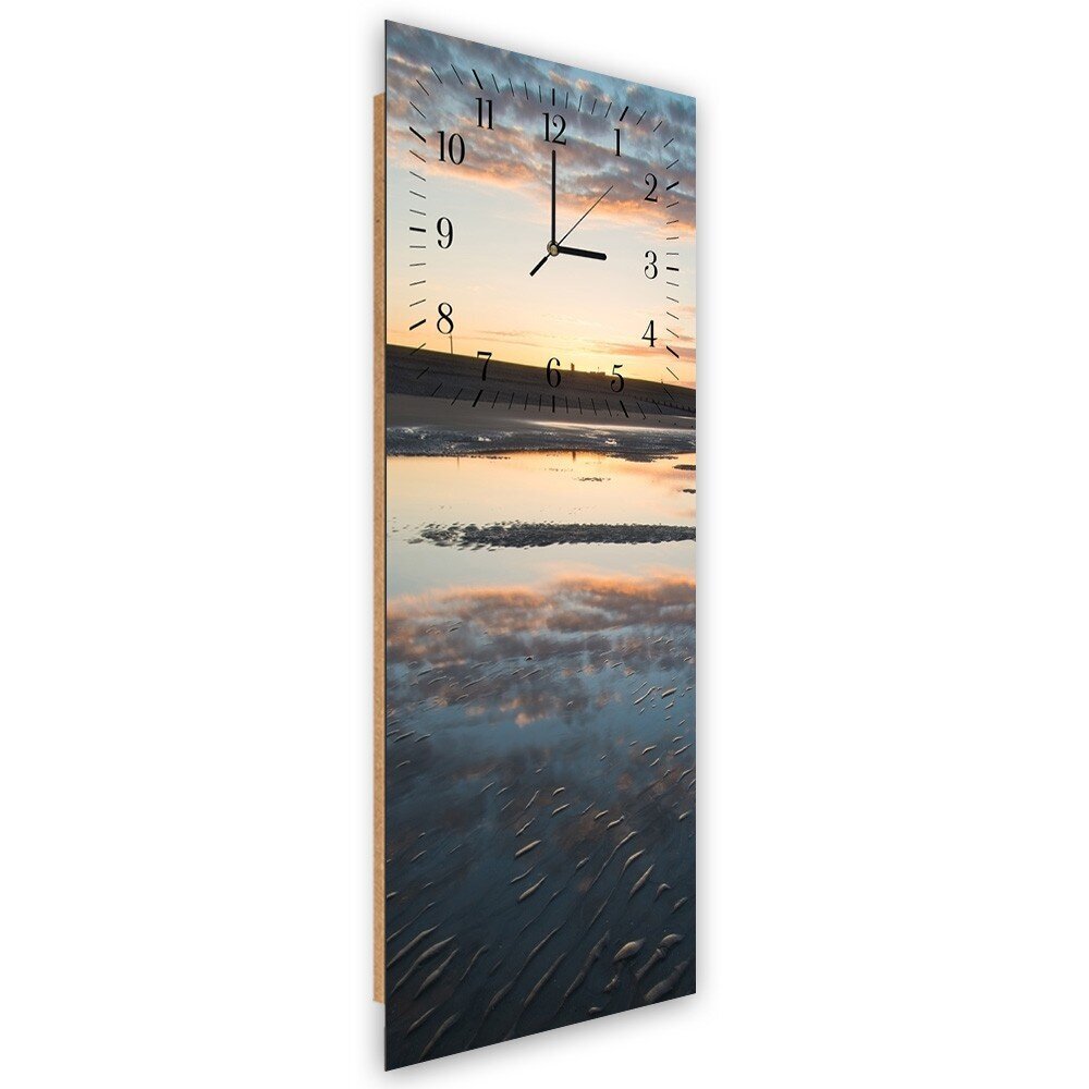 Seinäkello, Tulva ranta, 25x65 cm hinta ja tiedot | Kellot | hobbyhall.fi