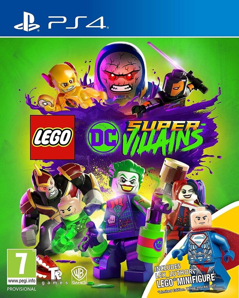 LEGO DC Super-Villains PS4 hinta ja tiedot | Tietokone- ja konsolipelit | hobbyhall.fi