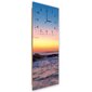 Seinäkello, Kiviä auringonlaskun aikaan, 40x118 cm hinta ja tiedot | Kellot | hobbyhall.fi