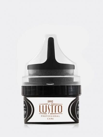 Nahkainen kenkien hoitovoide LUSTRO 50 ml, musta hinta ja tiedot | Vaatteiden ja jalkineiden hoito | hobbyhall.fi