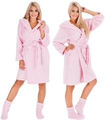 Naisten Nancy kylpytakki + vaaleanpunaiset sukat hinta ja tiedot | Naisten kylpytakit | hobbyhall.fi
