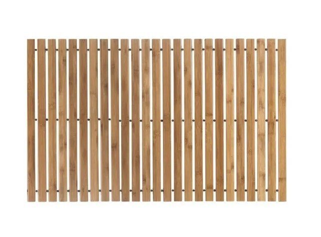 Bambu kylpyhuonematto 50X80 CM 381176 hinta ja tiedot | Kylpyhuoneen sisustus | hobbyhall.fi