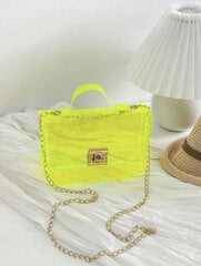 Laukku pieni, neon, neliömäinen laukku, väri keltainen hinta ja tiedot | Naisten käsilaukut | hobbyhall.fi