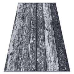 Rugsx Wood -matto, 100x200 cm, harmaa hinta ja tiedot | Isot matot | hobbyhall.fi