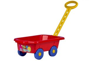 Kahvallinen vaunu, väri: punainen hinta ja tiedot | Vauvan lelut | hobbyhall.fi