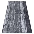 Rugsx Wood -matto, 100x300 cm, harmaa