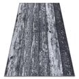 Rugsx Wood -matto, 150x400 cm, harmaa