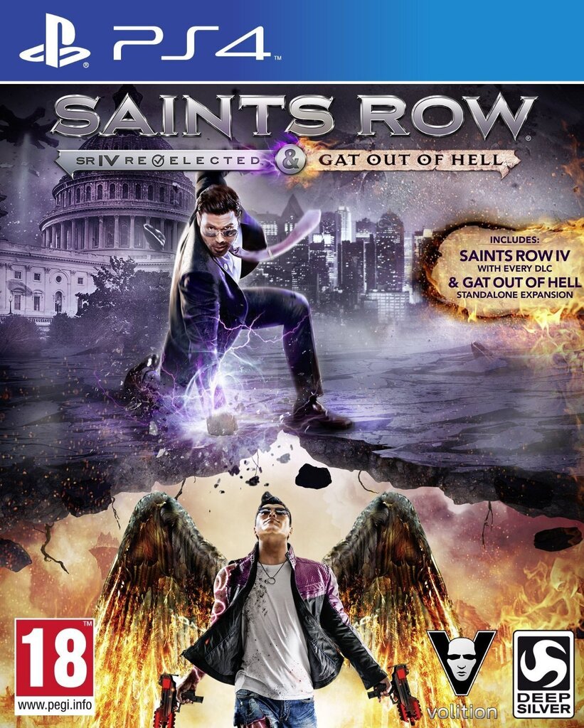 PlayStation 4 peli : Saints Row IV: Re-Elected and Gat Out of Hell hinta ja tiedot | Tietokone- ja konsolipelit | hobbyhall.fi