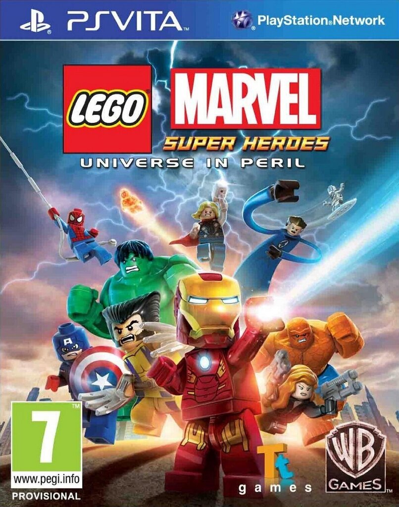 PlayStation Vita peli LEGO Marvel Super Heroes: Universe in Peril hinta ja tiedot | Tietokone- ja konsolipelit | hobbyhall.fi