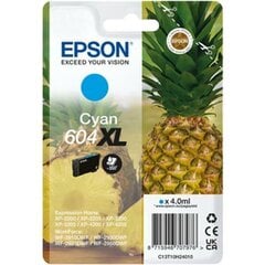 Epson TIN Epson Ink 604XL C13T10H24010 syaani jopa 350 sivua hinta ja tiedot | Mustekasetit | hobbyhall.fi