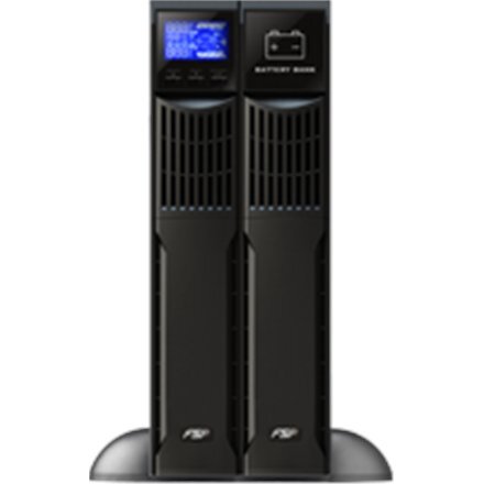 Fortron/Source FSP Fortron Eufo 2K Line -interaktiivinen UPS-teline/torni 2000VA 1800W 8xIEC 4x12V/9Ah akku hinta ja tiedot | UPS-laitteet | hobbyhall.fi