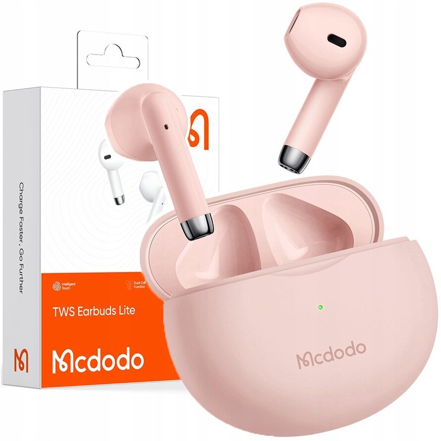 Mcdodo Kuulokkeet TWS Mcdodo HP-2780 (vaaleanpunainen) hinta ja tiedot | Kuulokkeet | hobbyhall.fi