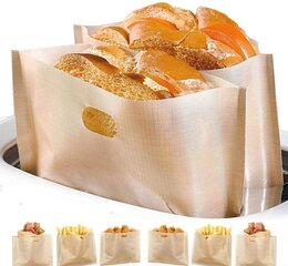 Paahtimopussit Gluteenittomat, 16,5x16,5cm, 10 kpl hinta ja tiedot | Uunivuoat ja leivontavälineet | hobbyhall.fi