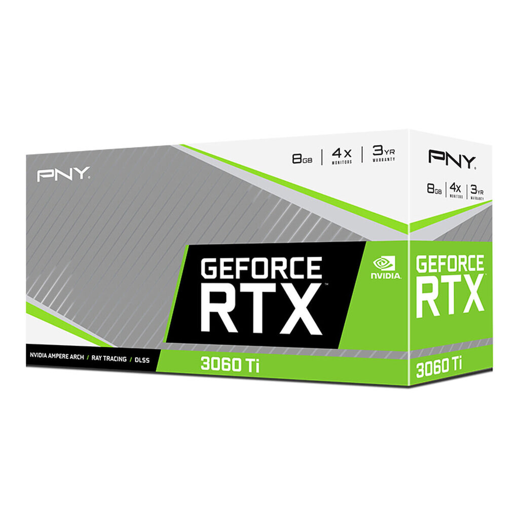 PNY RTX 3060 Ti 8GB PNY Verto Dual Fan LHR LHR GDDR6X hinta ja tiedot | Näytönohjaimet | hobbyhall.fi