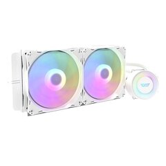 Darkflash Darkflash DA240 LED PC vesijäähdytys 2x 120x120 (valkoinen) hinta ja tiedot | Prosessorin jäähdyttimet | hobbyhall.fi