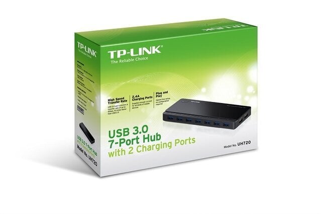 TP-LINK I/O-HUB USB3 7PORT/UH720 TP-LINK hinta ja tiedot | Adapterit | hobbyhall.fi