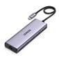 UGREEN UGREEN 9-in-1 CM490 USB-C-keskitin, 2x USB-A 3.0, USB-A 2.0, 2x HDMI 4K/60Hz, SD/TF, RJ45-sovitin hinta ja tiedot | Adapterit | hobbyhall.fi