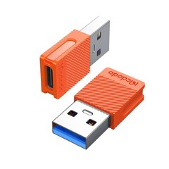 Mcdodo USB-C–USB 3.0 -sovitin, Mcdodo OT-6550 (oranssi) hinta ja tiedot | Mcdodo Tietokoneet ja pelaaminen | hobbyhall.fi