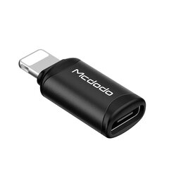 Mcdodo USB-C-Lightning-sovitin, Mcdodo OT-7680 (musta) hinta ja tiedot | Adapterit | hobbyhall.fi
