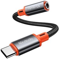 Mcdodo USB-C–AUX-minijakki 3,5 mm:n äänisovitin Mcdodo CA-7561, DAC, 0,11 m (musta) hinta ja tiedot | Mcdodo Tietokoneet ja pelaaminen | hobbyhall.fi