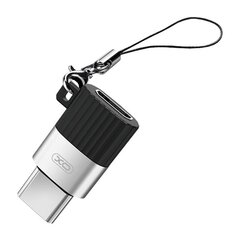 XO XO NB149-C -mikro-USB-USB-C-sovitin (musta) hinta ja tiedot | XO Tietokoneet ja pelaaminen | hobbyhall.fi