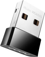 Cudy AC650 USB WLAN -keppi, WLAN-sovitin PC-nanokokoon, yhteensopiva Windows XP: n, 7, 8, 8.1.10, Mac OS 10.10-10.14, WU650 kanssa hinta ja tiedot | Cudy Tietokoneet ja pelaaminen | hobbyhall.fi