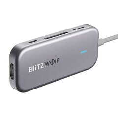 BlitzWolf Sovitin 7in1 HUB Blitzwolf BW-TH5 USB-C hinta ja tiedot | Adapterit | hobbyhall.fi